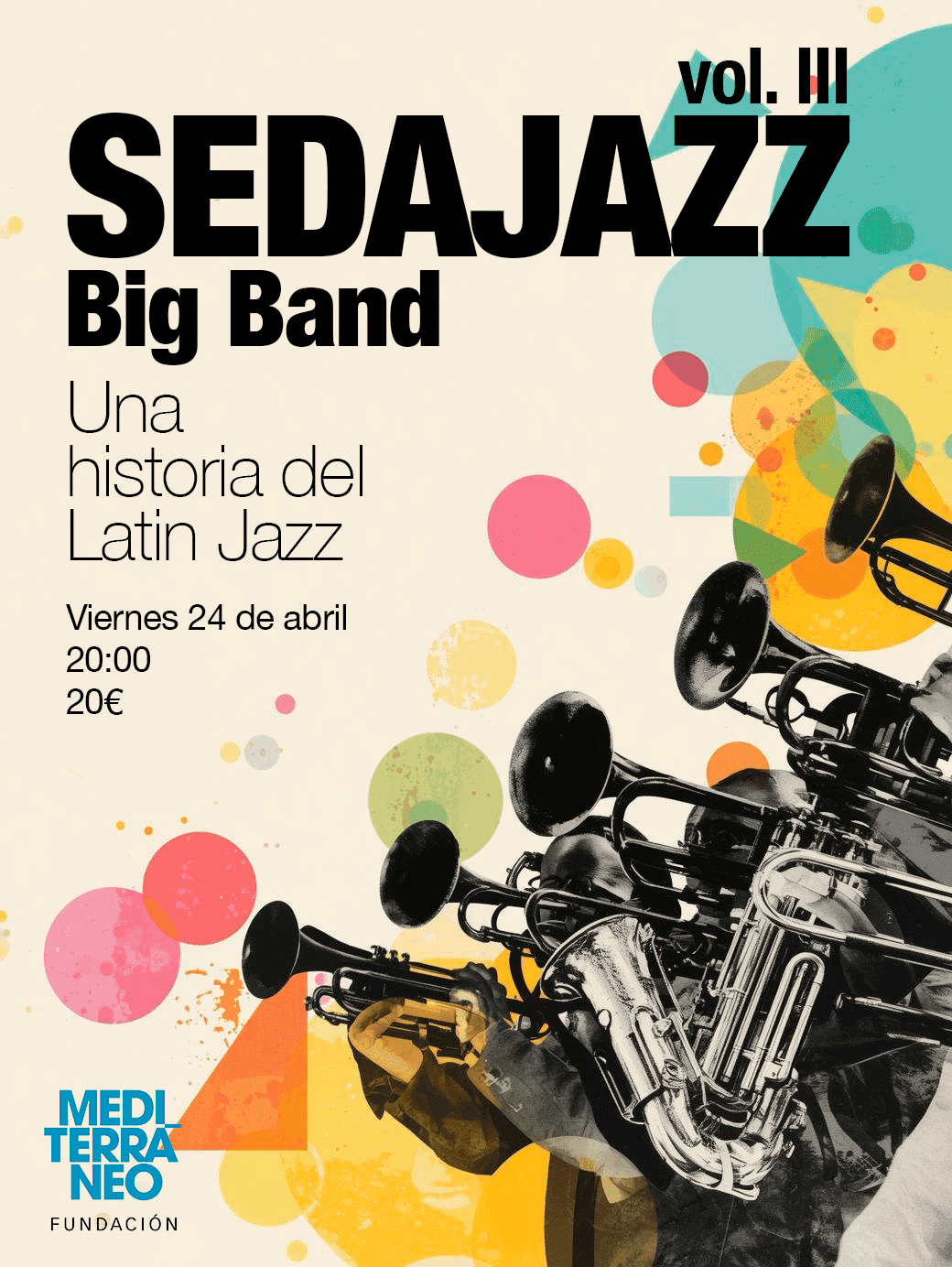 Sedajazz Big Band Vol III: historia del Latin Jazz en concierto